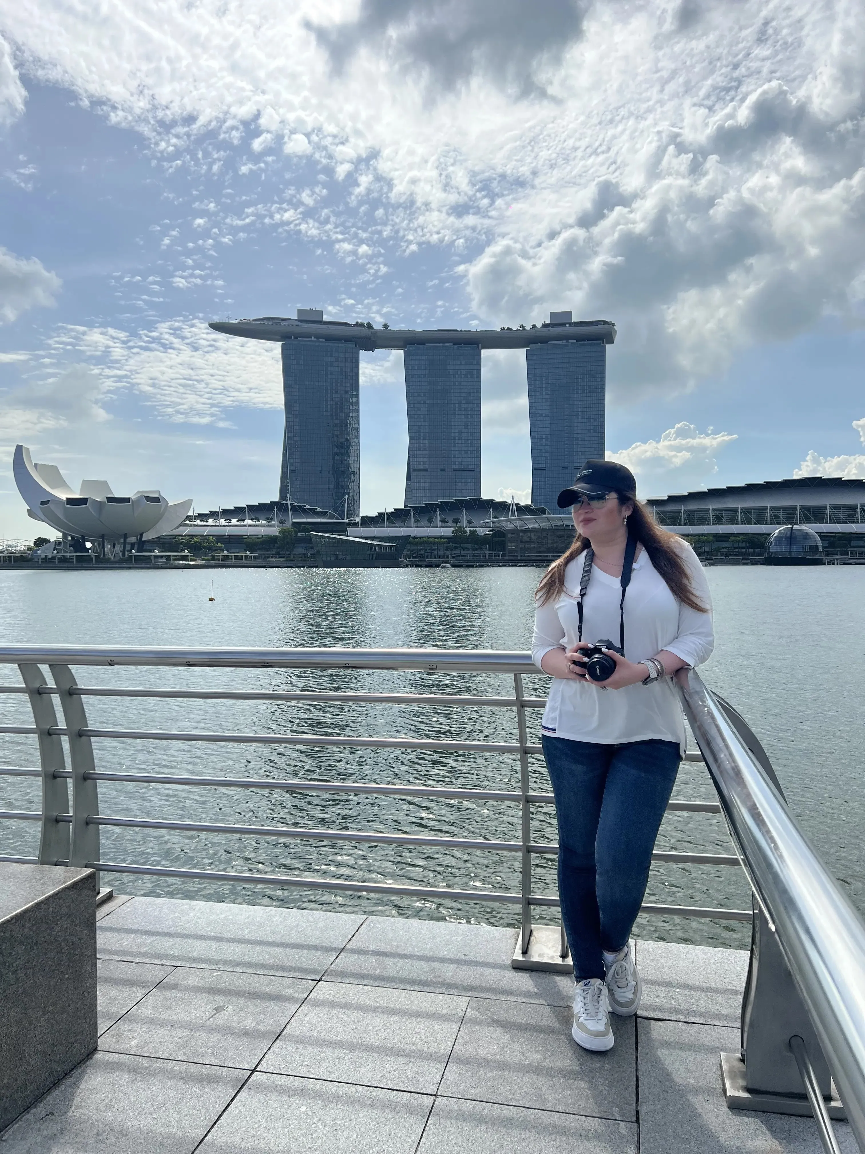 Eliany Caballero en Marina Bay Sands, Singapur